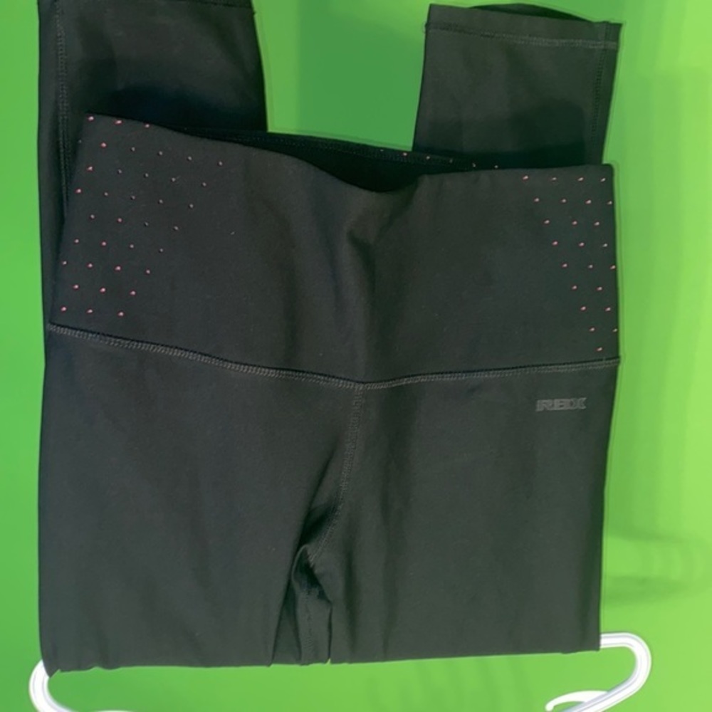 Ladies Nwot RBX Performance yoga athletic pants air flow high rise black size M